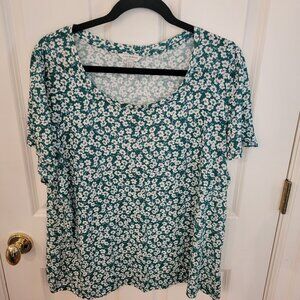Lucky Brand Flutter Sleeve T Shirt- XL NWOT
